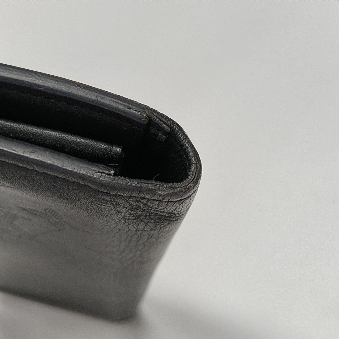 BRAZZA Monogram Calfskin Black Wallet