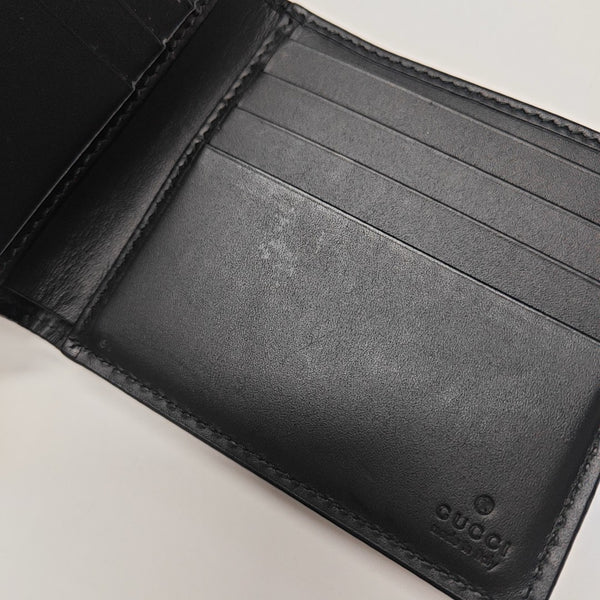 GG Supreme Monogram Coated Canvas Brown Card Holder
