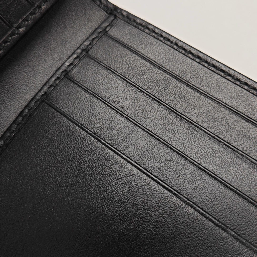 Calfskin Card Holder Black