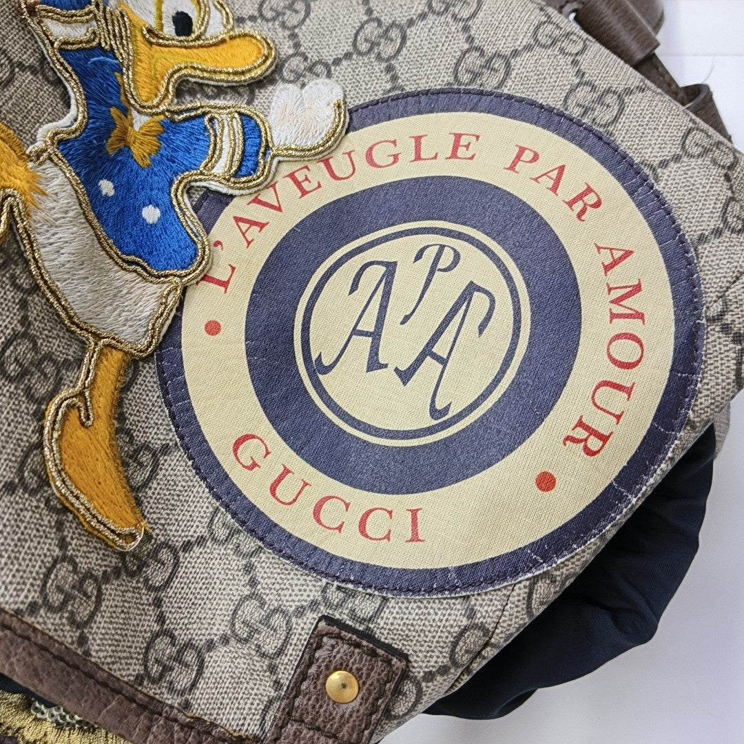 Disney X Gucci Monogram Coated Canvas Beige