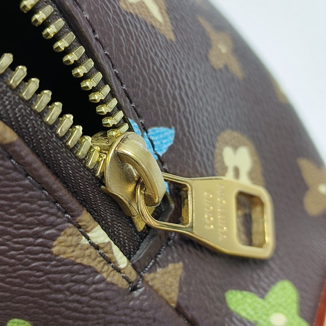RUSH Monogram Coated Canvas Brown