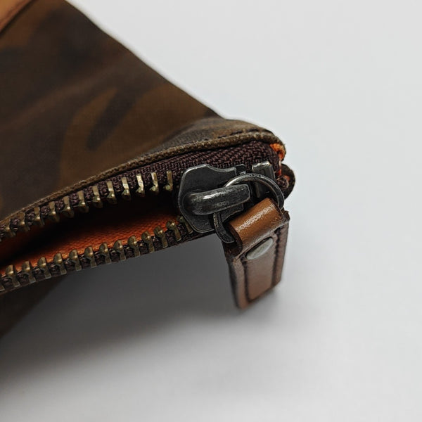 Calfskin Top Handle Bag Brown