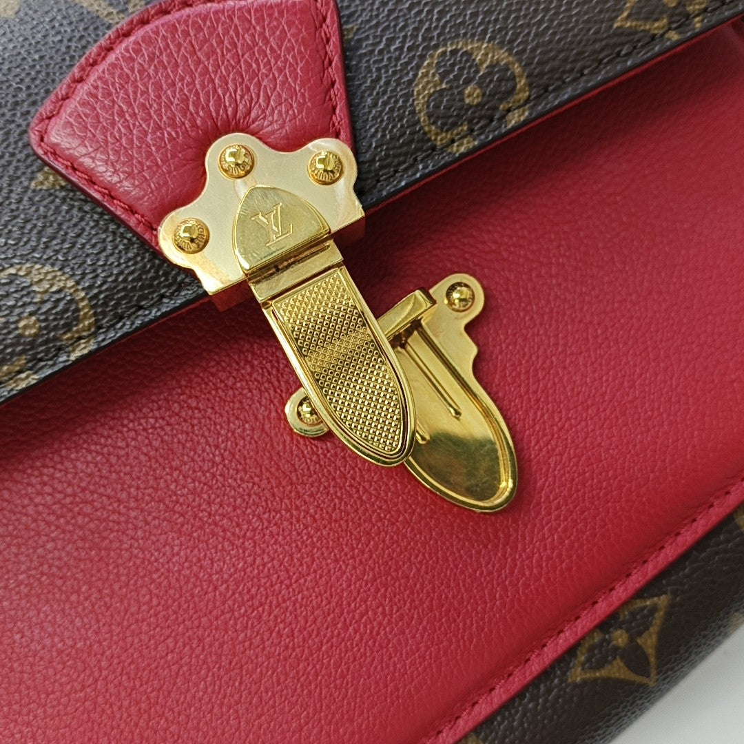 VICTOIRE Monogram Coated Canvas Brown