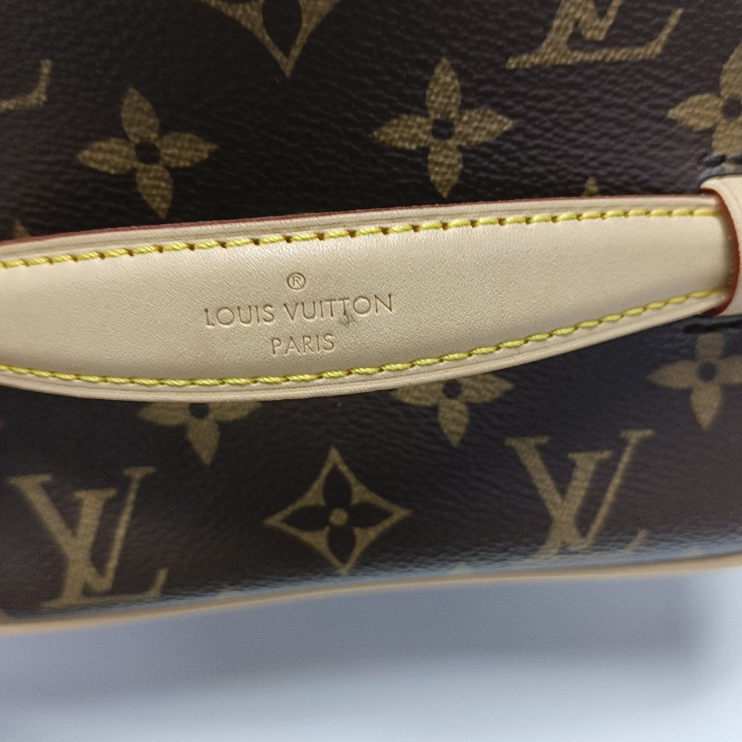 NICE Mini Monogram Coated Canvas Brown