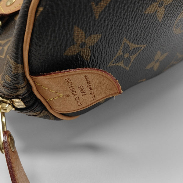 SPEEDY 25 Monogram Coated Canvas Brown