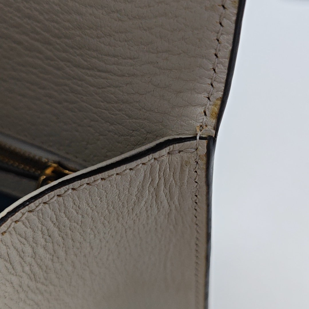 Sylvie Small Calfskin White