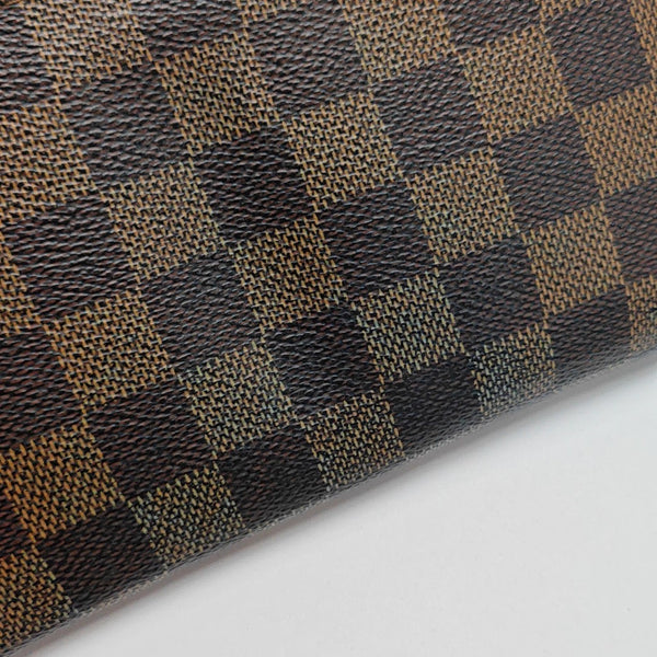 ZIPPY Damier Ebene Coated Canvas Brown Wallet