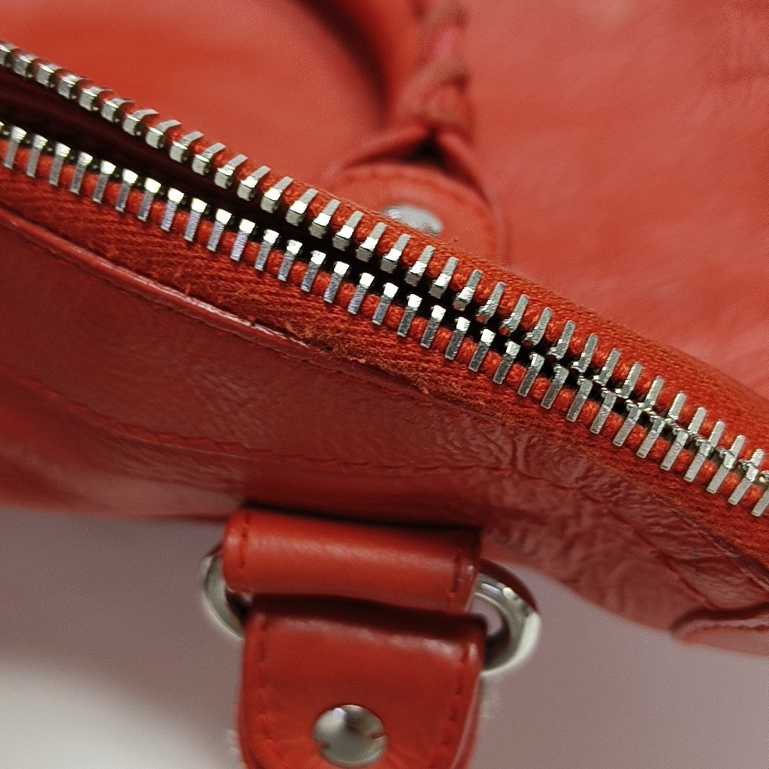 Calfskin Shoulder Bag Red