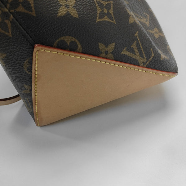 CABAS MEZZO Monogram Coated Canvas Brown