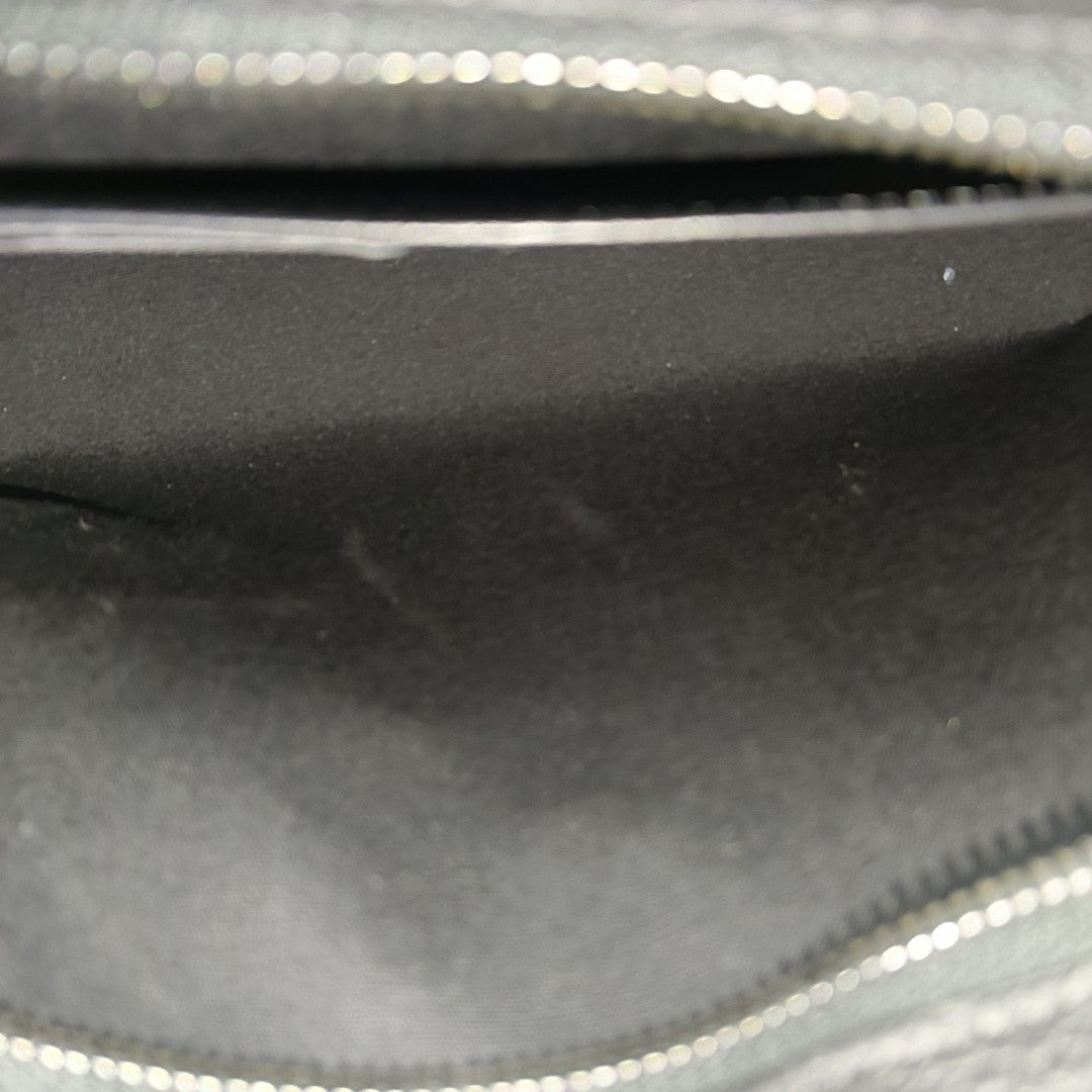 Saddle Medium Oblique Canvas Black