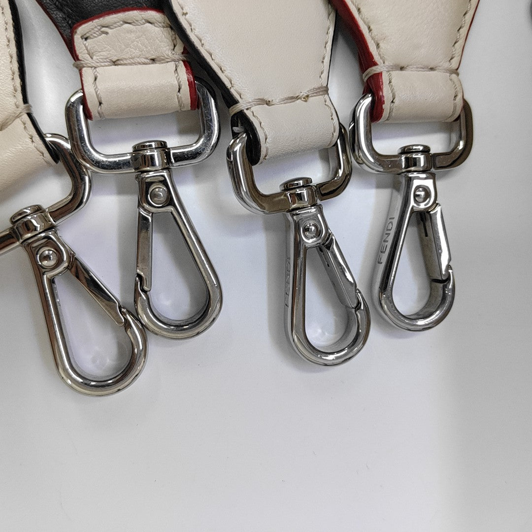 Kan I Medium Calfskin White