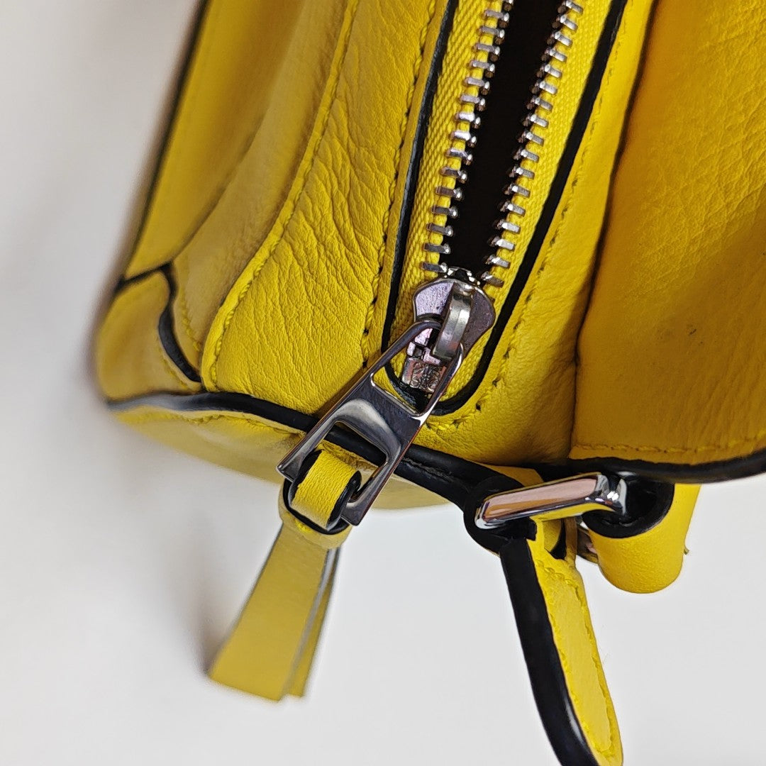 Puzzle Calfskin Yellow