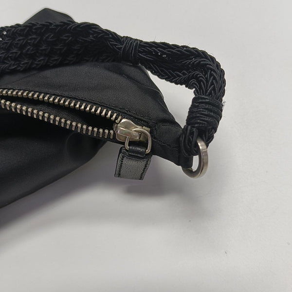 Nylon Top Handle Bag Black