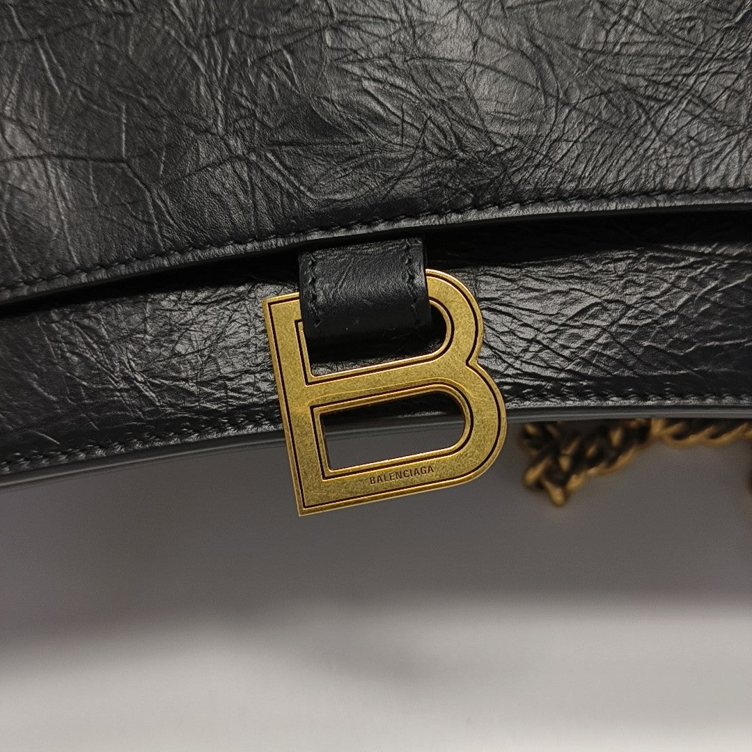Crush Medium Calfskin Black