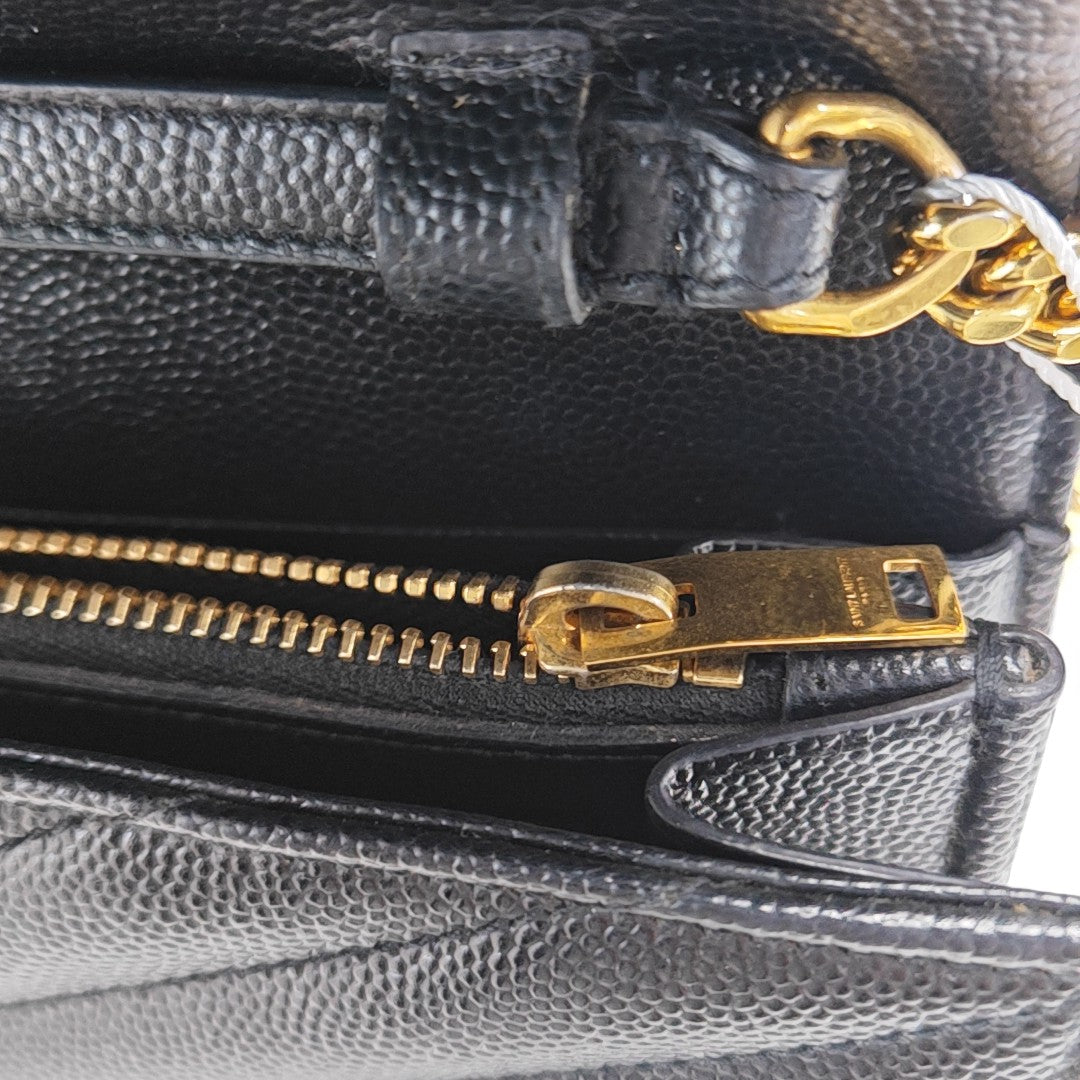 MONOGRAM Medium Quilted Calfskin Black