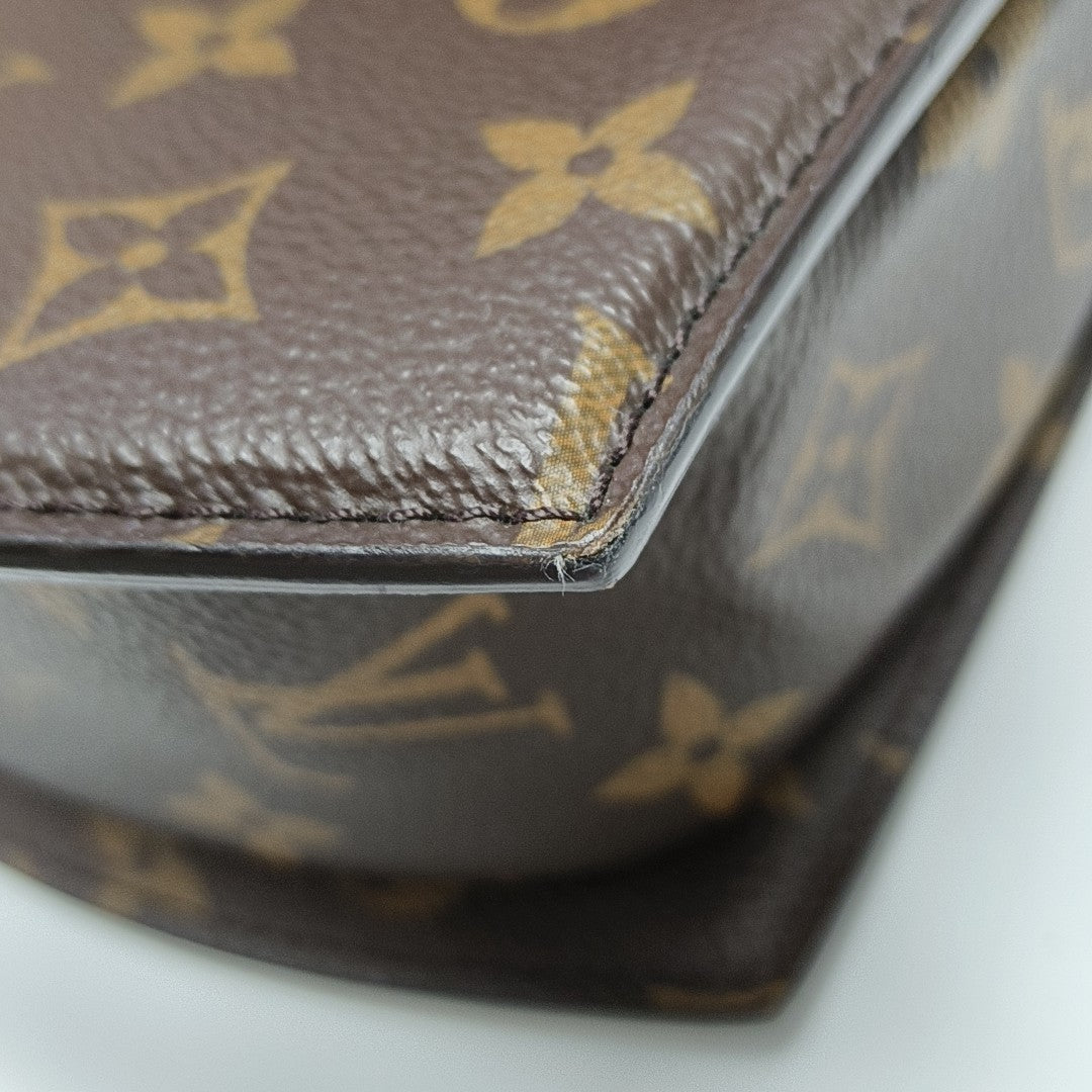 EDEN Monogram Coated Canvas Brown