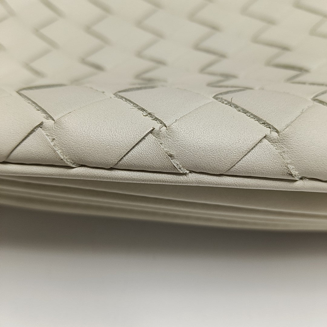Calfskin Crossbody Bag White