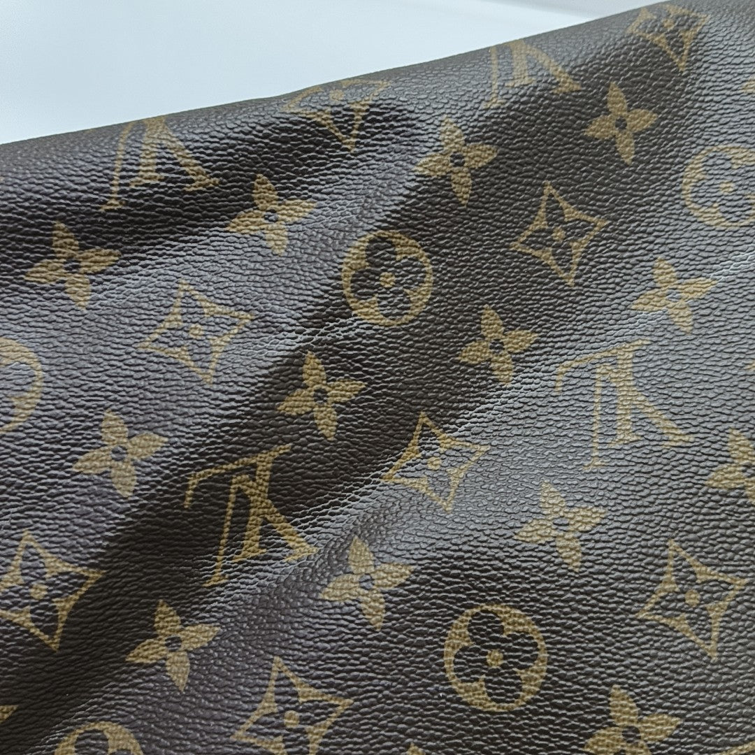 NEVERFULL MM Monogram Coated Canvas Brown