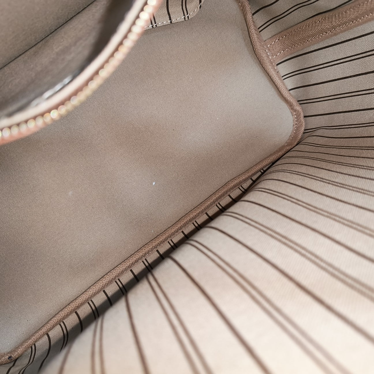 NEVERFULL MM Monogram Coated Canvas Brown