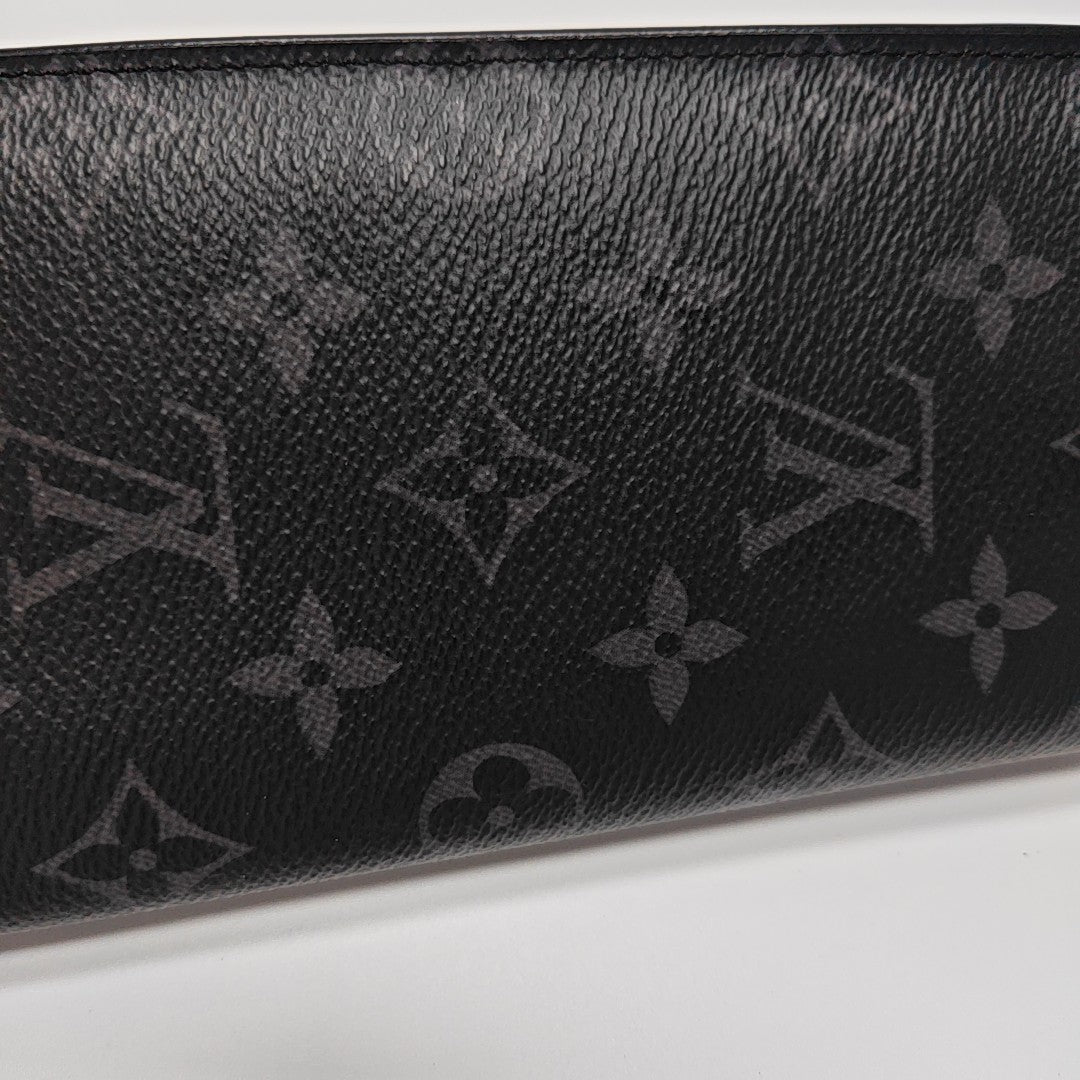 BRAZZA Monogram Coated Canvas Black Wallet