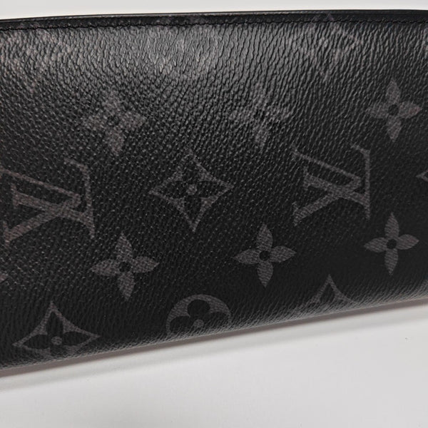 BRAZZA Monogram Coated Canvas Black Wallet