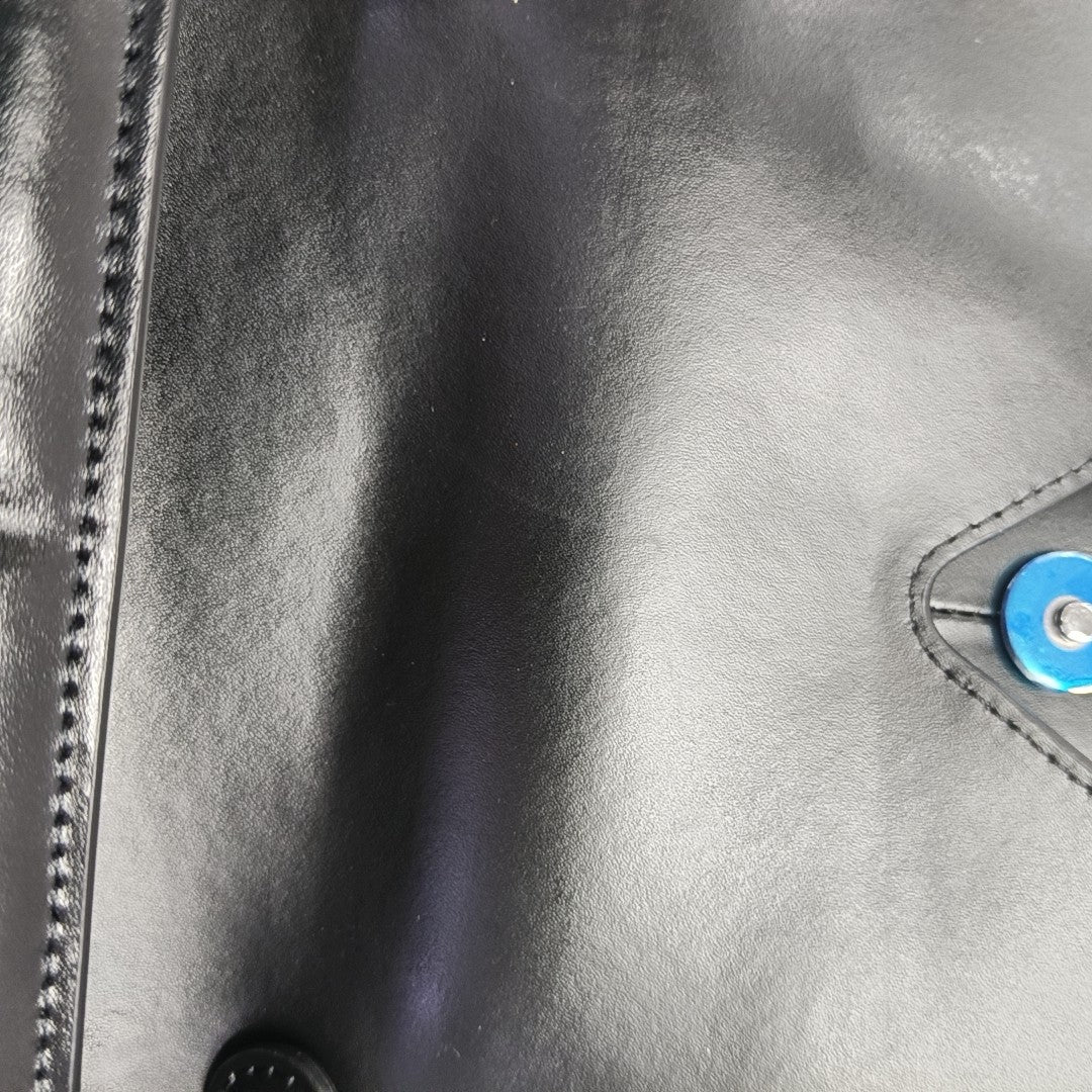 Calfskin Shoulder Bag Black