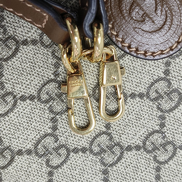 Retro Mini Monogram Coated Canvas Beige