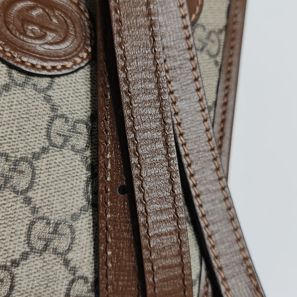 Retro Mini Monogram Coated Canvas Beige