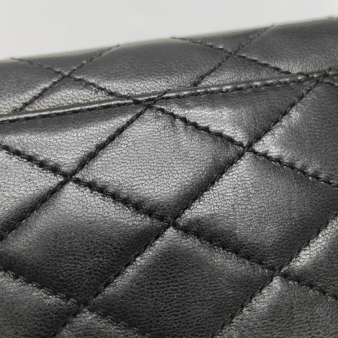 KATE SUPPLE Quilted Lambskin Black