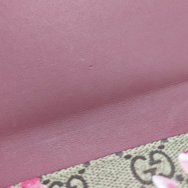 GG Blooms Monogram Coated Canvas Beige