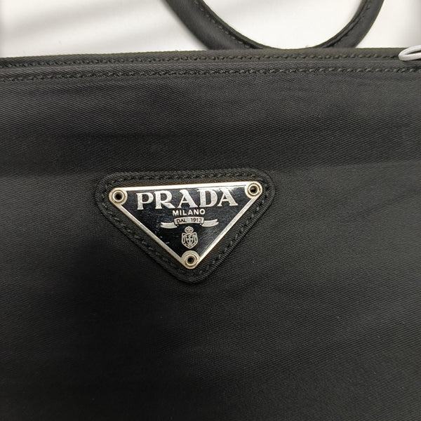 Nylon Shoulder Bag Black