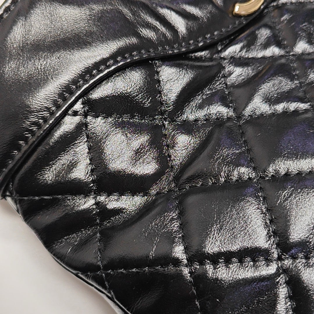 CHANEL 31 Mini Quilted Calfskin Black