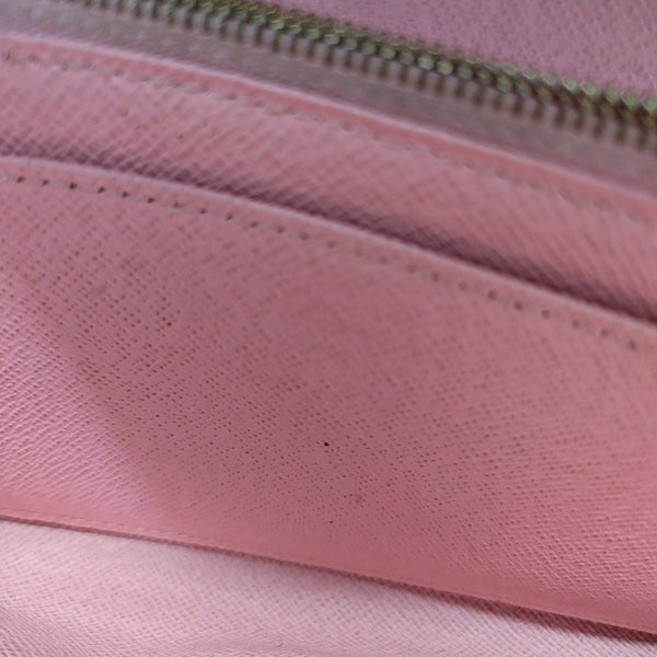 SARAH Monogram Coated Canvas Brown Wallet