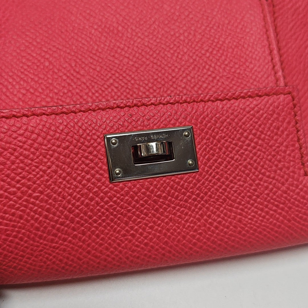 Kelly Epsom Pink Coin Purse