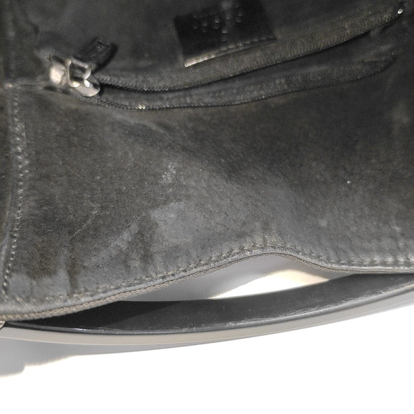 Fabric Top Handle Bag Black