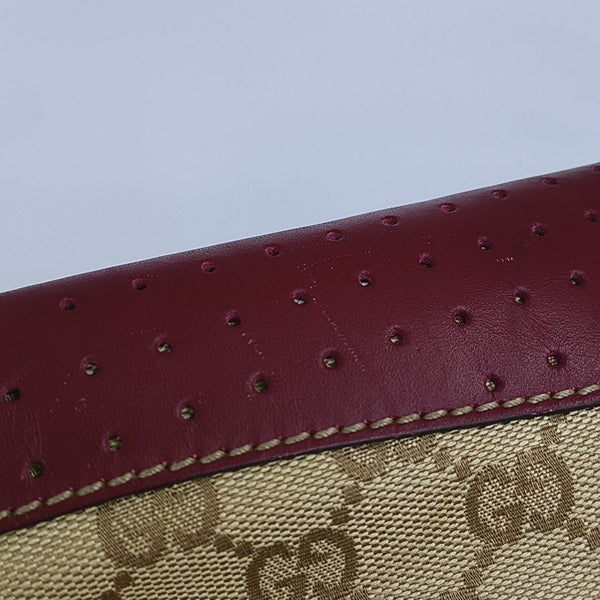 Monogram Canvas Shoulder Bag Beige