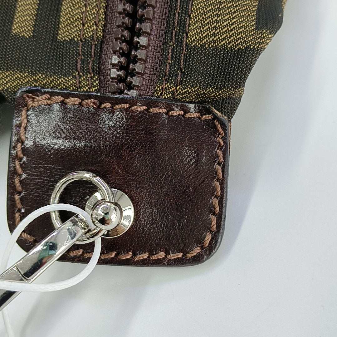 Canvas Clutch Brown