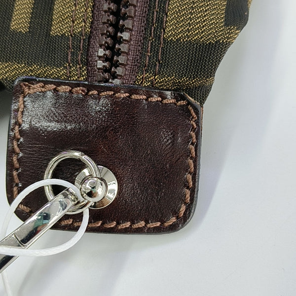 Canvas Clutch Brown