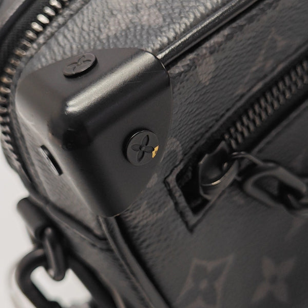 SOFT TRUNK Mini Monogram Coated Canvas Black
