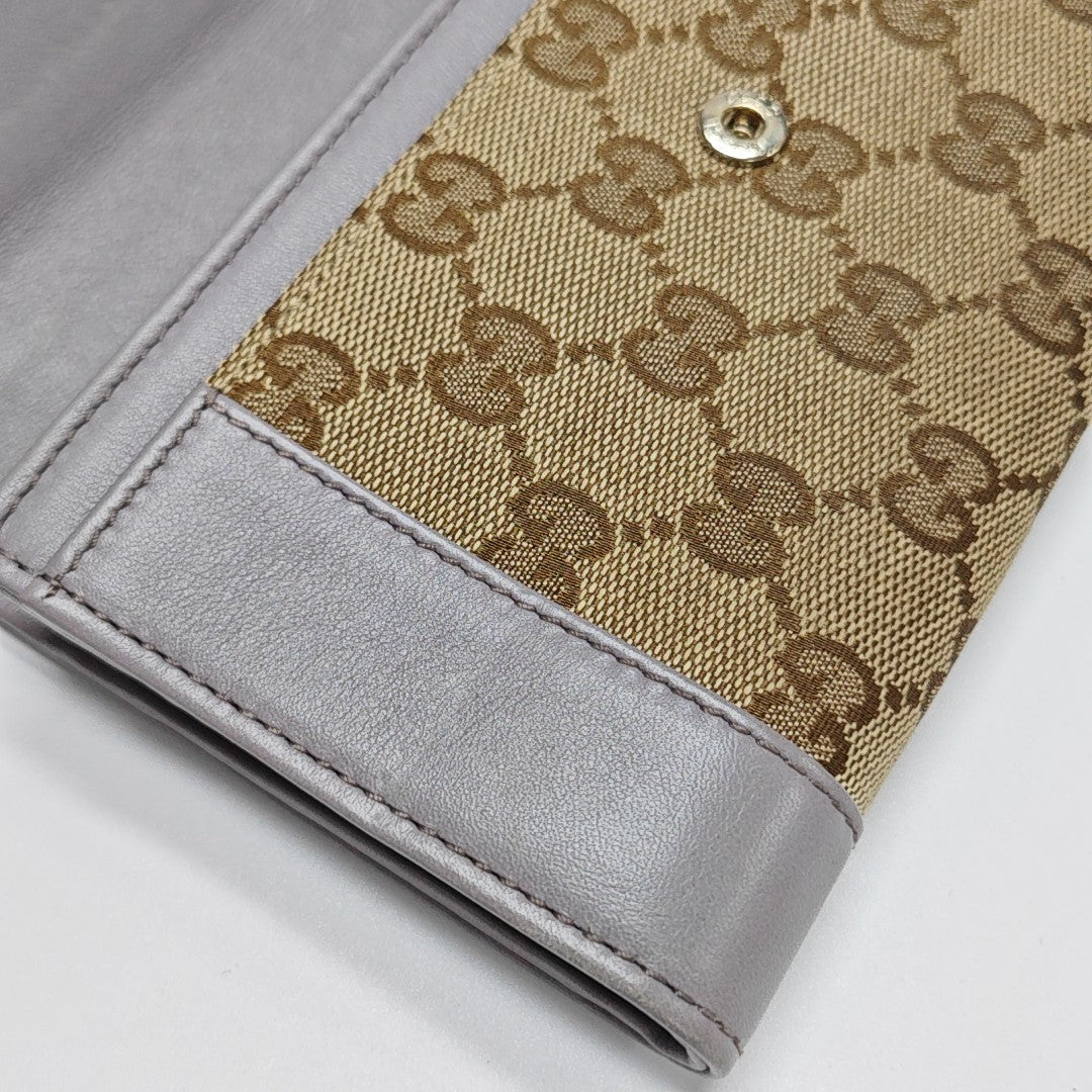 Monogram Canvas Wallet Brown