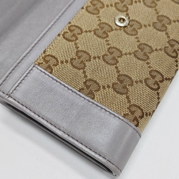 Monogram Canvas Wallet Brown