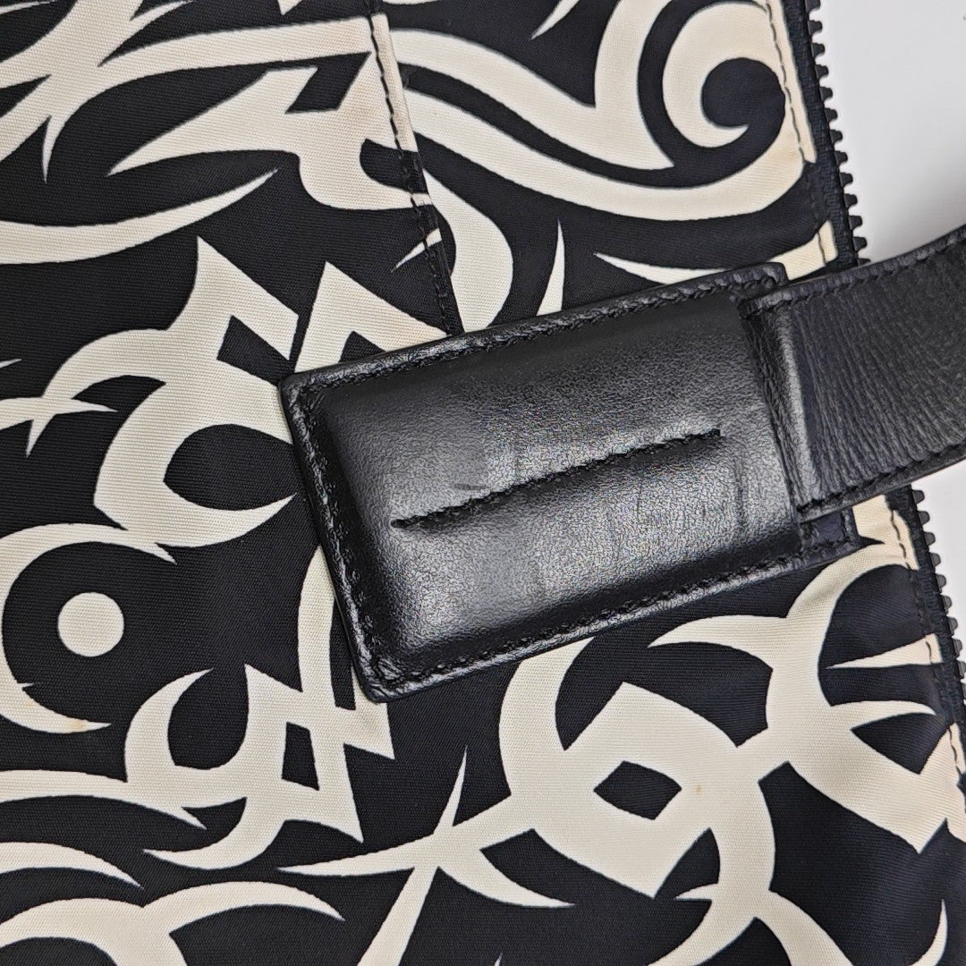 Fabric Shoulder Bag Black