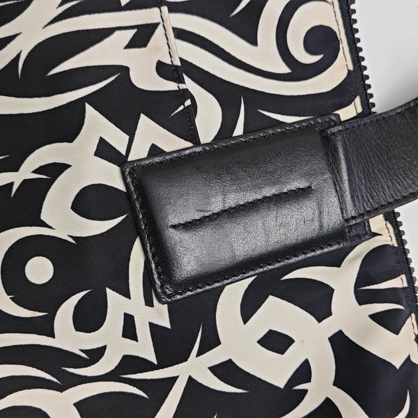 Fabric Shoulder Bag Black