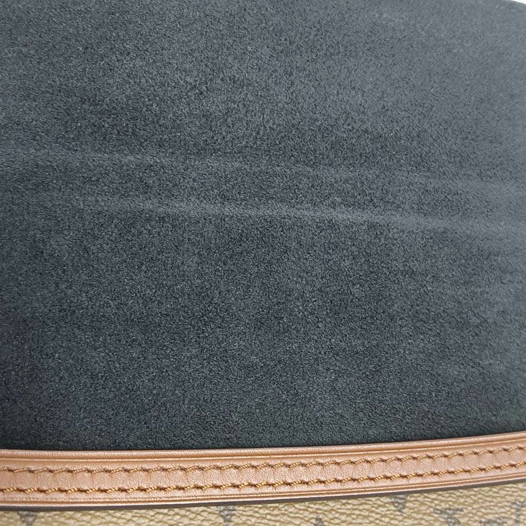 DAUPHINE Mini Monogram Coated Canvas Brown