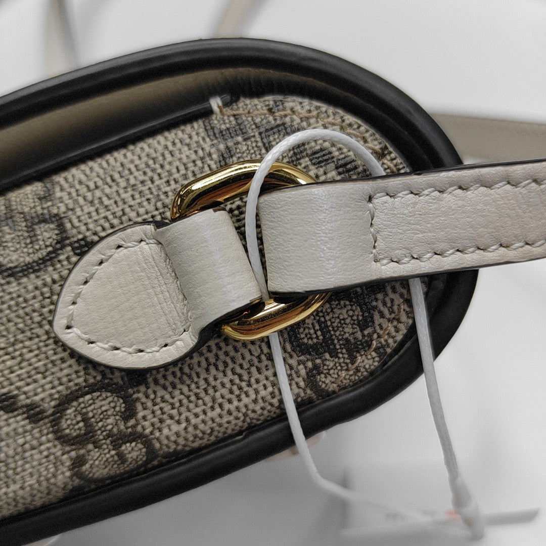 Horsebit 1955 Mini Coated Canvas Beige