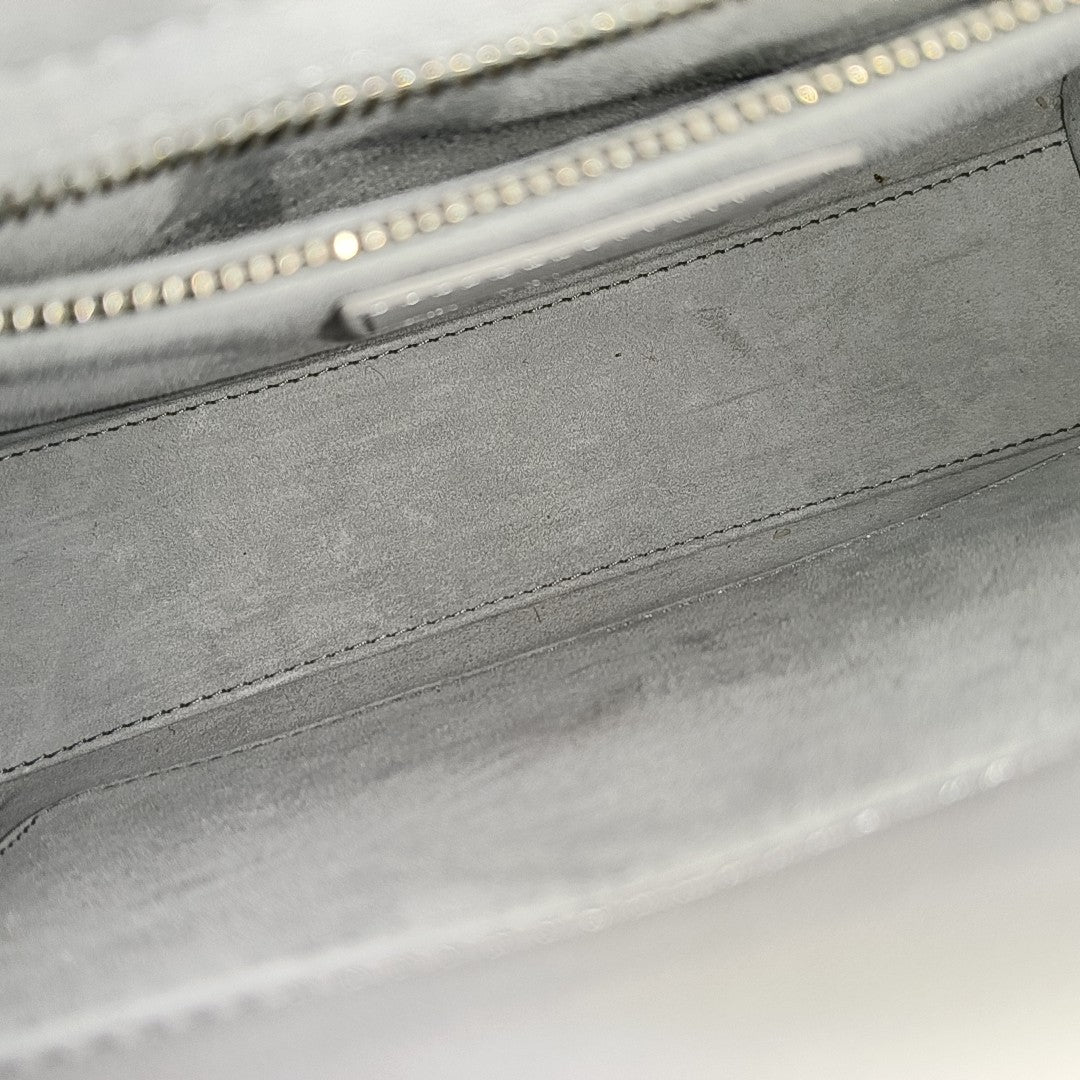 Lady Dior Small Cannage Lambskin Gray