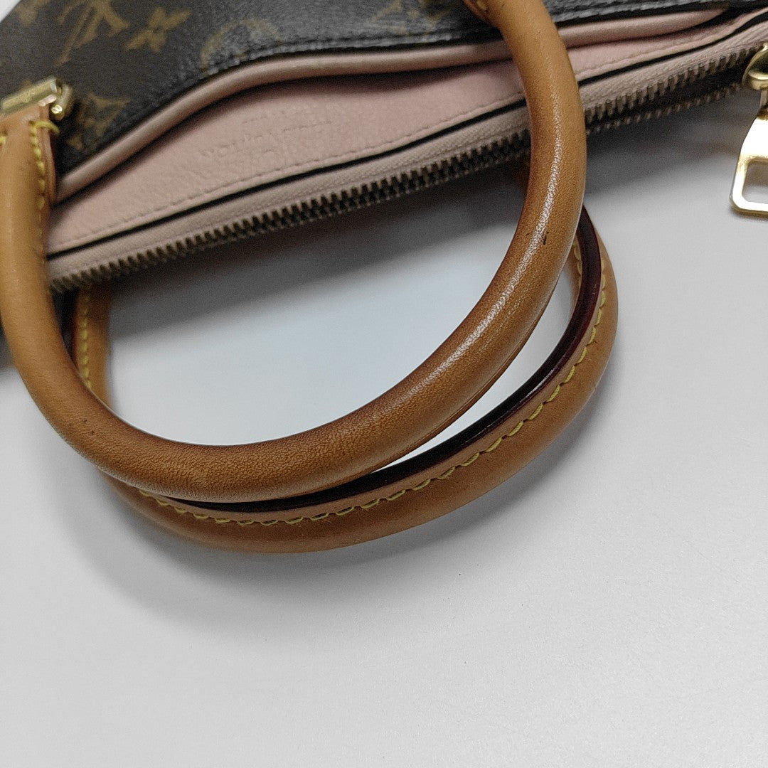 PALLAS BB Monogram Coated Canvas Brown