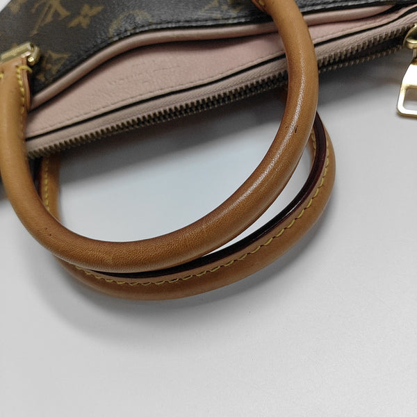 PALLAS BB Monogram Coated Canvas Brown