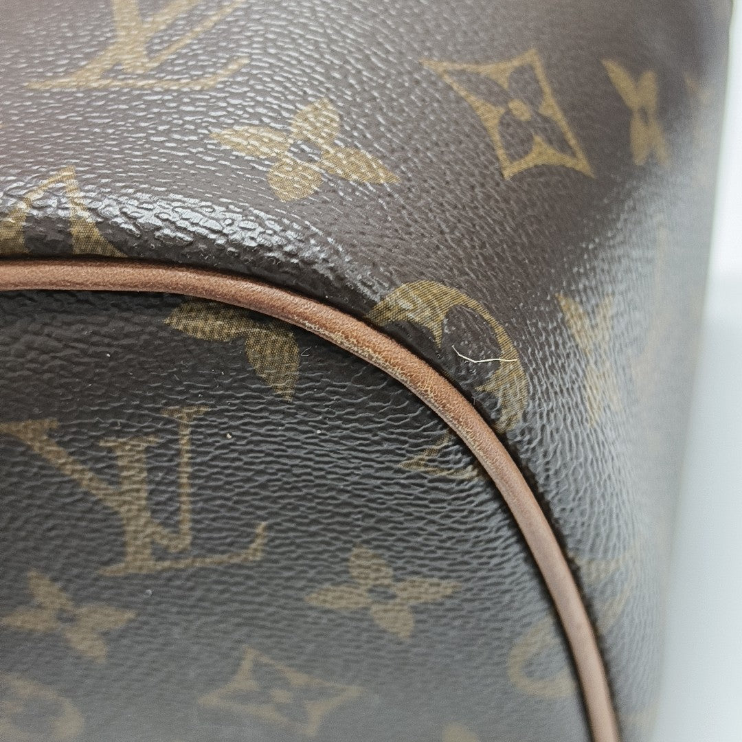 NICE Monogram Coated Canvas Brown