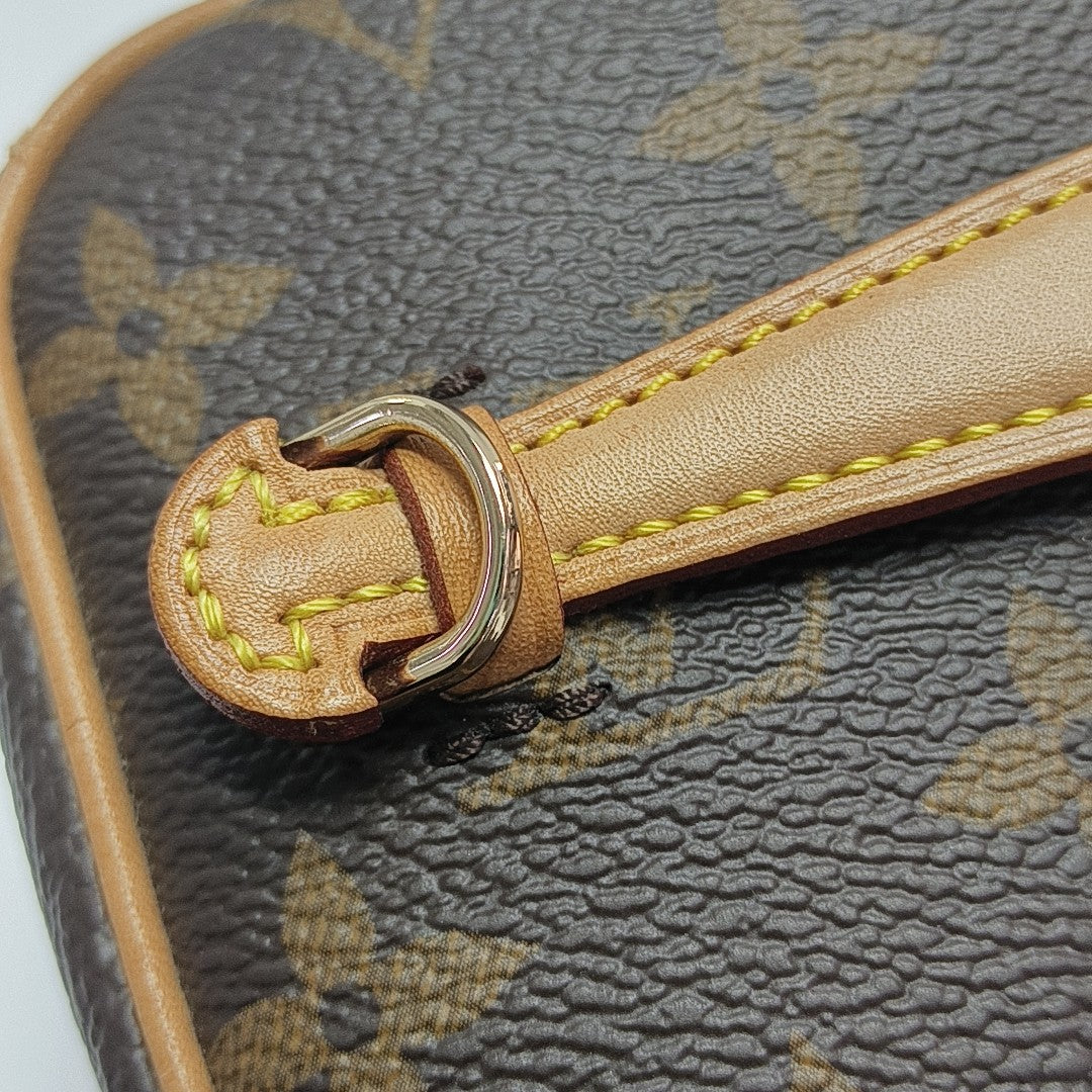 NICE Super Mini Monogram Coated Canvas Brown